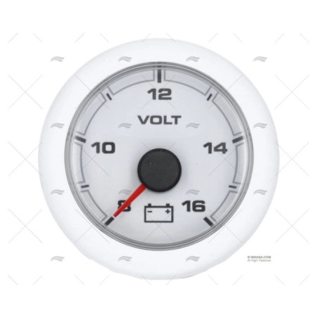 VOLTIMETRO 8-16V BLANCO OL