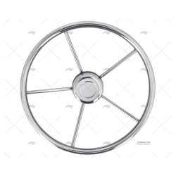 RUEDA TIMON 380MM 5R INOX SAVORETTI ARMANDO
