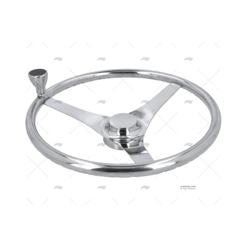 VOLANTE 394MM FLYSPORT INOX C/POMO