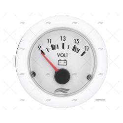 VOLTIMETRO 8-16V BLANCO BRM IMNASA