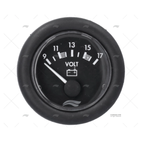 VOLTIMETRO 6-16V NEGRO BRM IMNASA