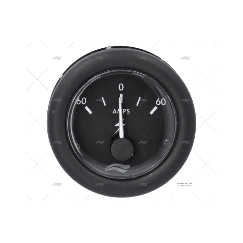 AMPERIMETRO 0-50A NEGRO BRM C/SENSOR IMNASA