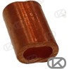 CASQUILLO BRONCE P/CABLE 2 MM. (10)