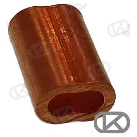 CASQUILLO BRONCE P/CABLE 5MM (4)