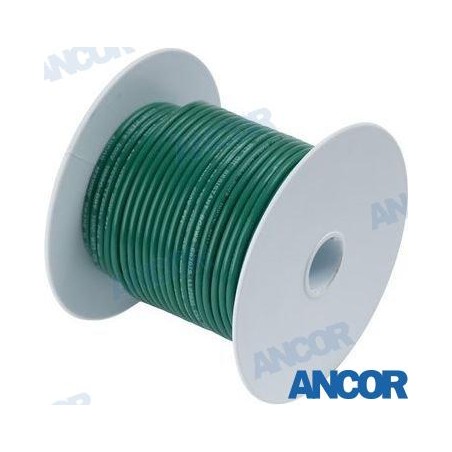 CABLE MARINO 10 AWG (5MM²) VERDE - 30 M