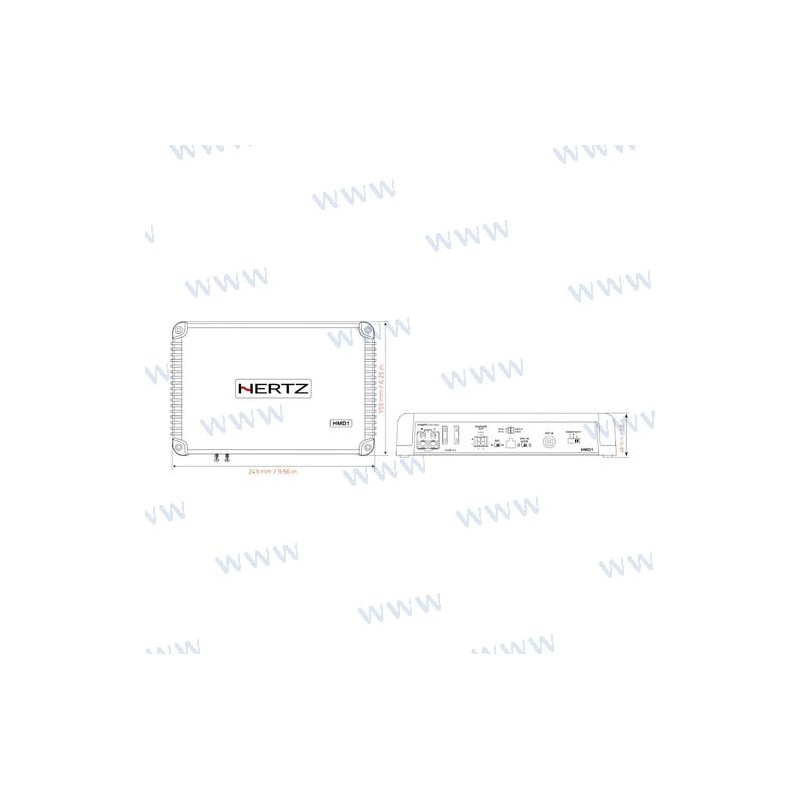 HERTZ HMD1 MONO AMPLI 1 X 500W