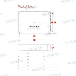 HERTZ VENEZIA V4C 4 CH AMPLI 4X150W
