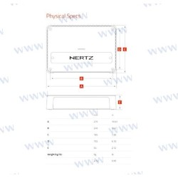 HERTZ VENEZIA V1 24V D CLASS MONO AMPLI
