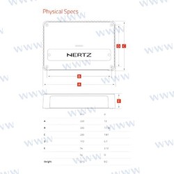 HERTZ VENEZIA V6 24V 6 CH. AMPLI 6X270W