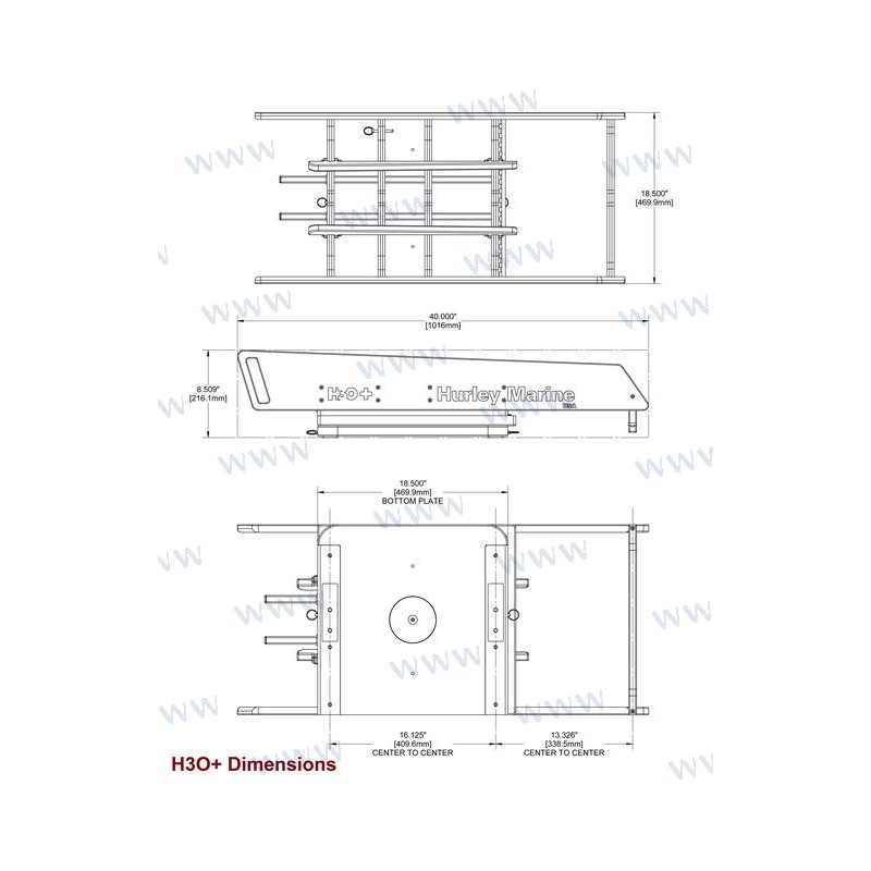 ANCLAJE DAVIT H3O+ 328KG MANUAL